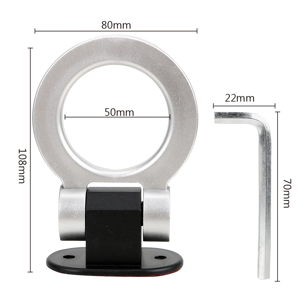 Только для украшения наклейки автомобиля крюк буксировки декор Задний Передний