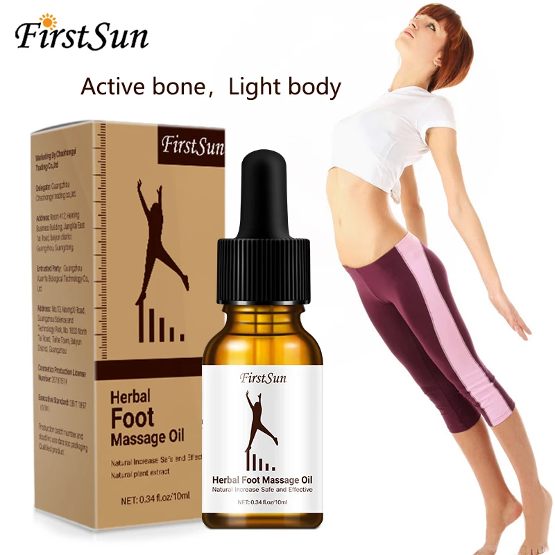 

Firstsun Herbal Essential Oil Conditioning Body Grow Taller Increase Height Soothing Foot Health Promote Bone Growth Massage Oil