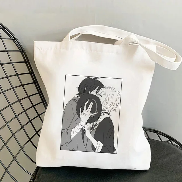 Japan Anime Bungou Stray Dogs Chuuya Nakahara Osamu Dazai Handbags Shoulder Bags Casual Shopping Girls Handbag Women Canvas Bag B136