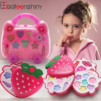 

BalleenShiny Kids MakeUp Toy Set Nontoxic Cosmetics Kit Toys Pretend Play Makeup Beauty Toys Accessory For Child Girls Gifts