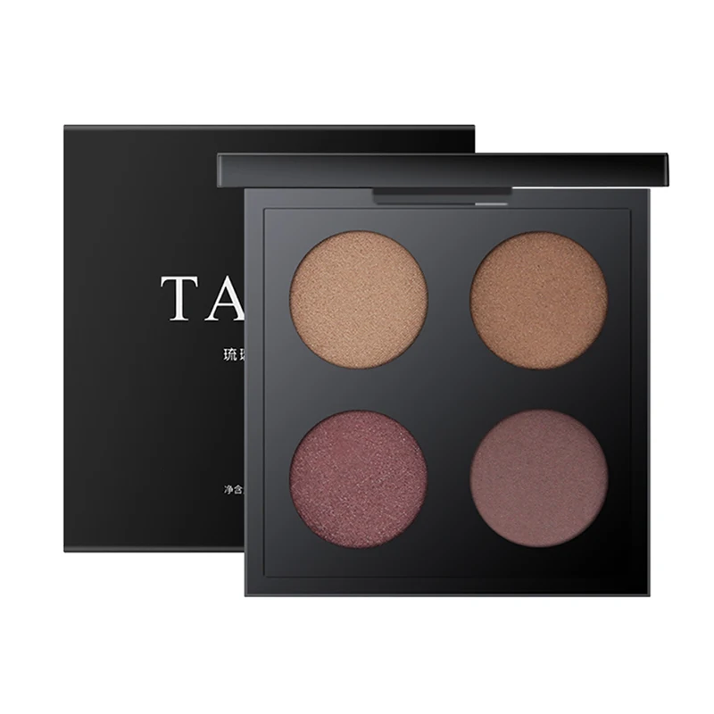 

New Glass Time 4 Colors Eyeshadow Palette Matte Earth Tone Young Unruly Style Lost Time Pro Eyeshadow Palette Kit Cosmetics
