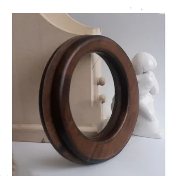 

Oval shape 2 pieces specail color wooden bag handle solid purse frame hangers diy bag parts obag handles drop ship wholesale