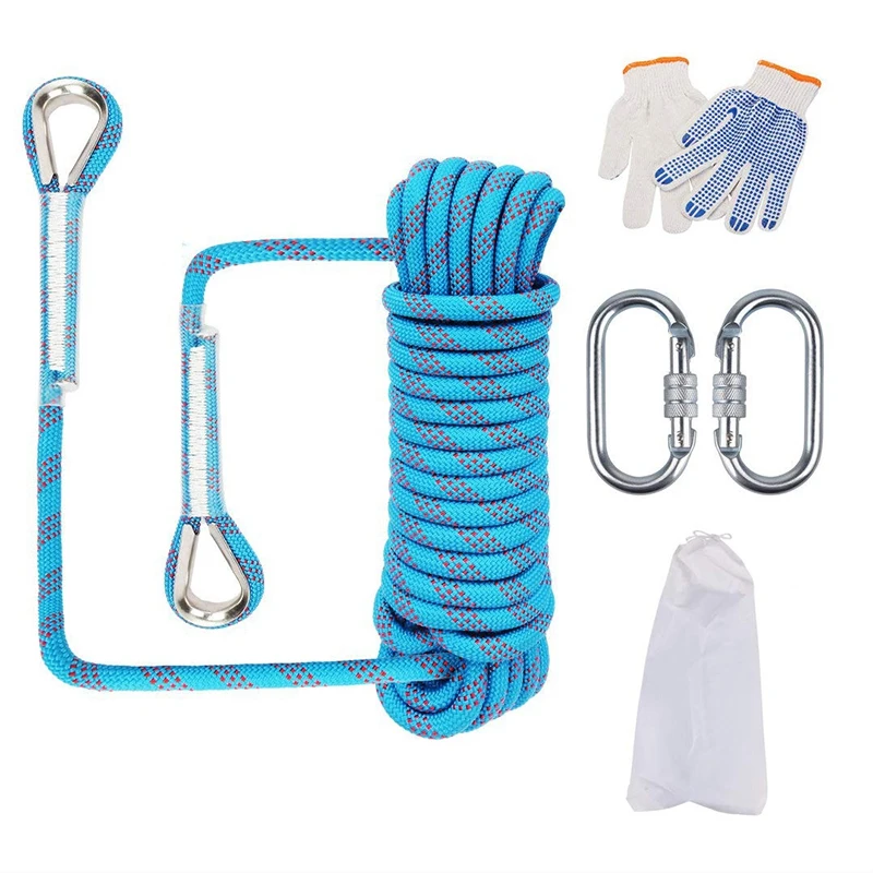 

ABUO-20M Outdoor Climbing Rope Diameter 10 mm Outdoor Hiking Accessories High Strength Rope Safety Rope Lifeline Hiking Accessor