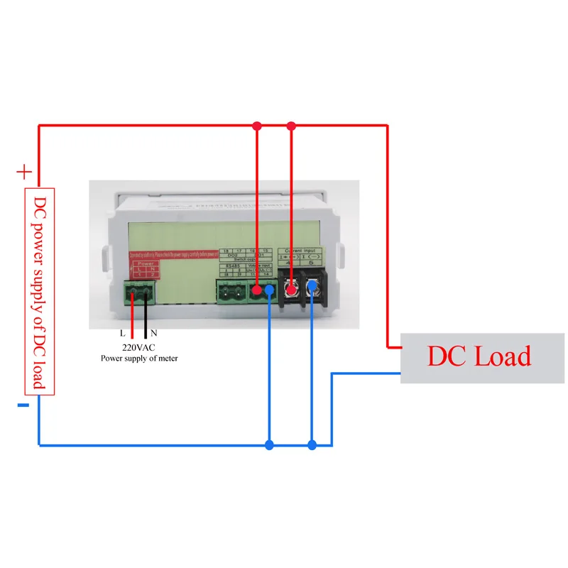 DC 0 600V 5A Многофункциональный энергии кВтч метр Ампер напряжение ватт час Панель с