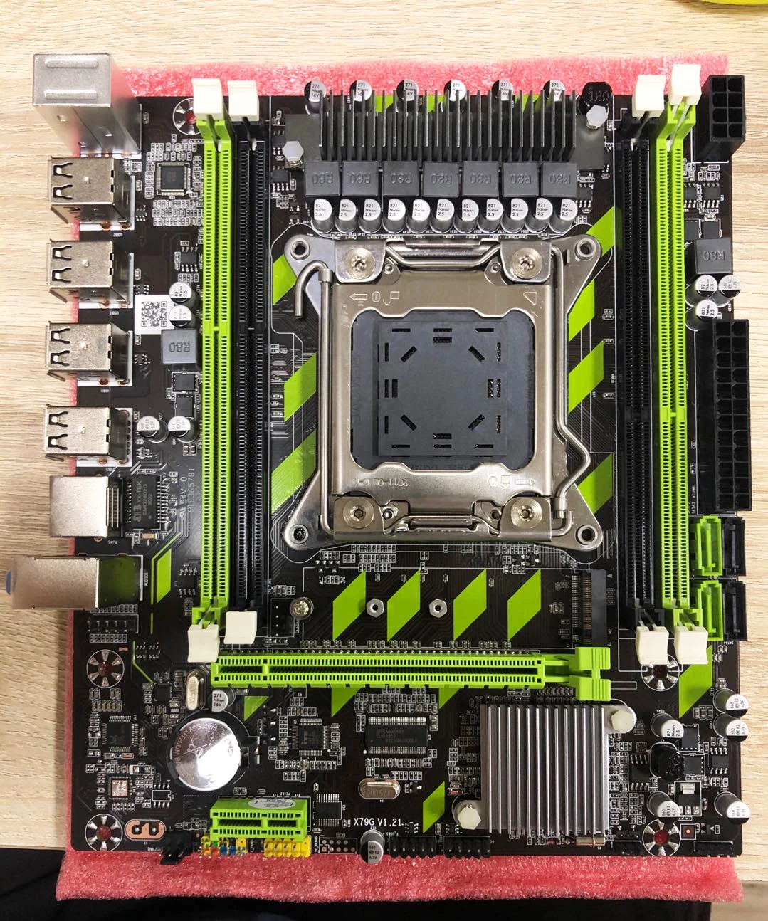 Atermiter X79 X79G материнская плата с LGA2011 Combos Xeon E5 2640 CPU 2шт x 8 ГБ = 16 Гб Память DDR3 RAM 1600Mhz PC3