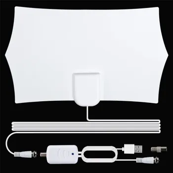 

2020 Digital HD TV Antenna for TV Aerial receiver Amplifier DVB-T2 off white indoor 3000 miles 4k Clear Satellite dish receiver