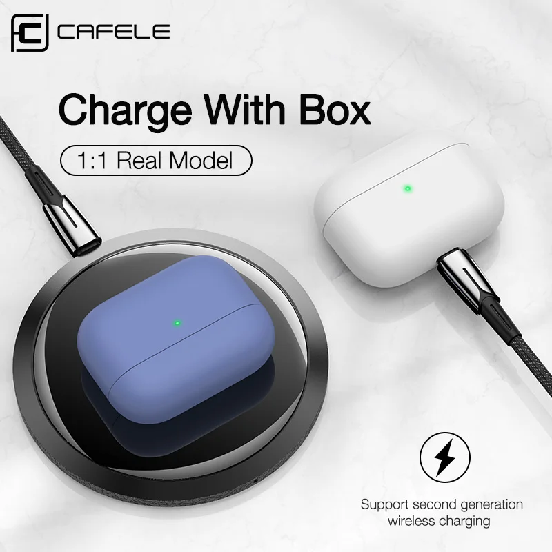 Силиконовый чехол Cafele для Airpods 3 Air Pods Pro, защитный чехол для наушников blutooth, мягкий ТПУ чехол s для Apple Airpods pro