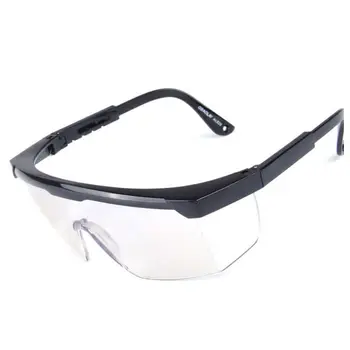 

Goggles Protective High Quality Glasses Safety Protective Splash Protective Glasses Telescopic Frame-Black