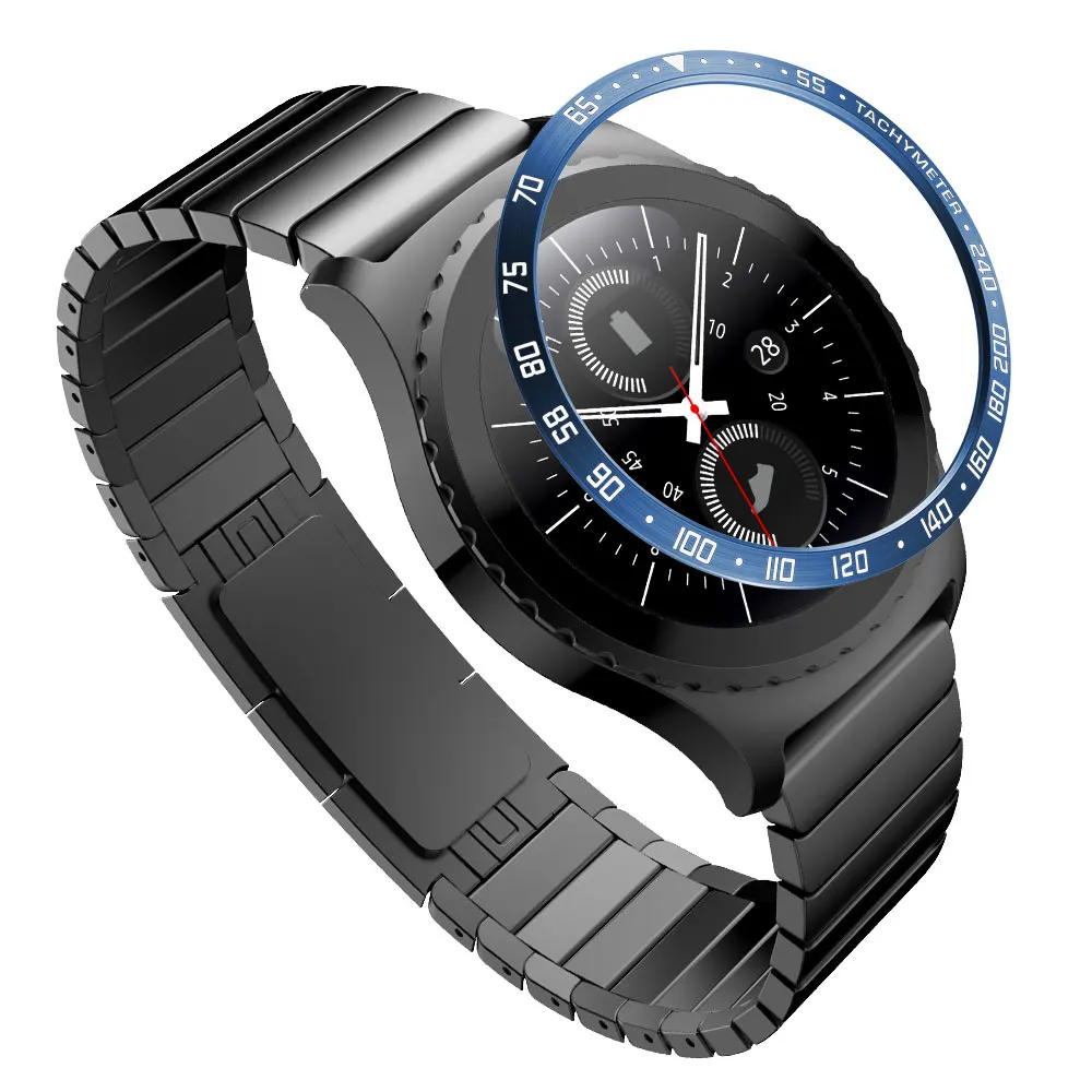 E2 Для samsung gear Sport S2 S3 Frontier Ringke рамка декоративная рамка чехол, Защитная крышка для samsung Galaxy Watch 42 мм 46 мм часы - Цвет: E2