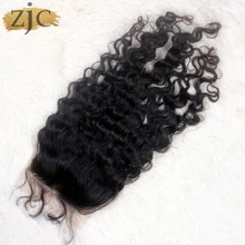 Water Wave Lace Closure 4x4 5x5 6x6 Pre-plucked Wet And Wavy Top Closure With Baby Hair