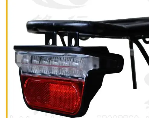 Onature bicicleta Electrica luz para Ebike luz trasera DC 6V 12V 24V 36V 48V 60V аксессуары для велосипедного спорта luz trasera bicicleta