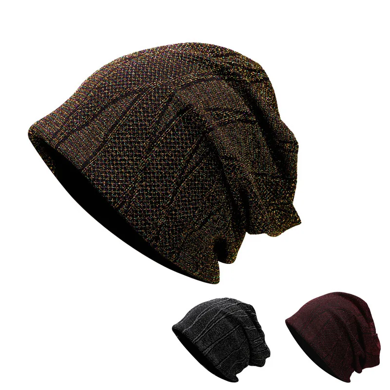 Осенне-зимние новые стильные цветные вязанные шапочки Skullies cap beanie hat для взрослых мужчин и женщин 87