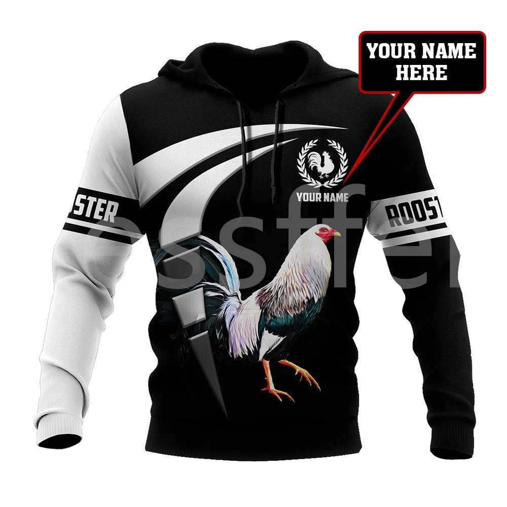 

Tessffel Rooster Chicken Cock Animal Camo Colorful Harajuku NewFashion Tracksuit 3DPrint Streetwear Jacket Hoodies Men/Women D-4