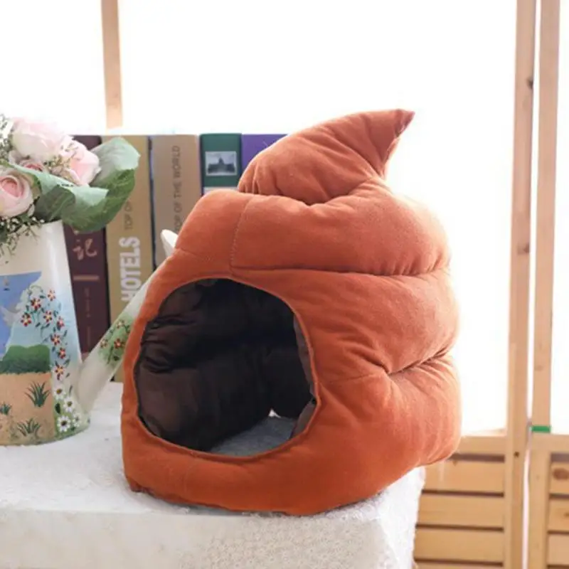 New Shit Shape Hat Costumes Props Plush Toy Fake Poop Turd Classic Head Shit Gag Funny Joke Toys Gag Gift