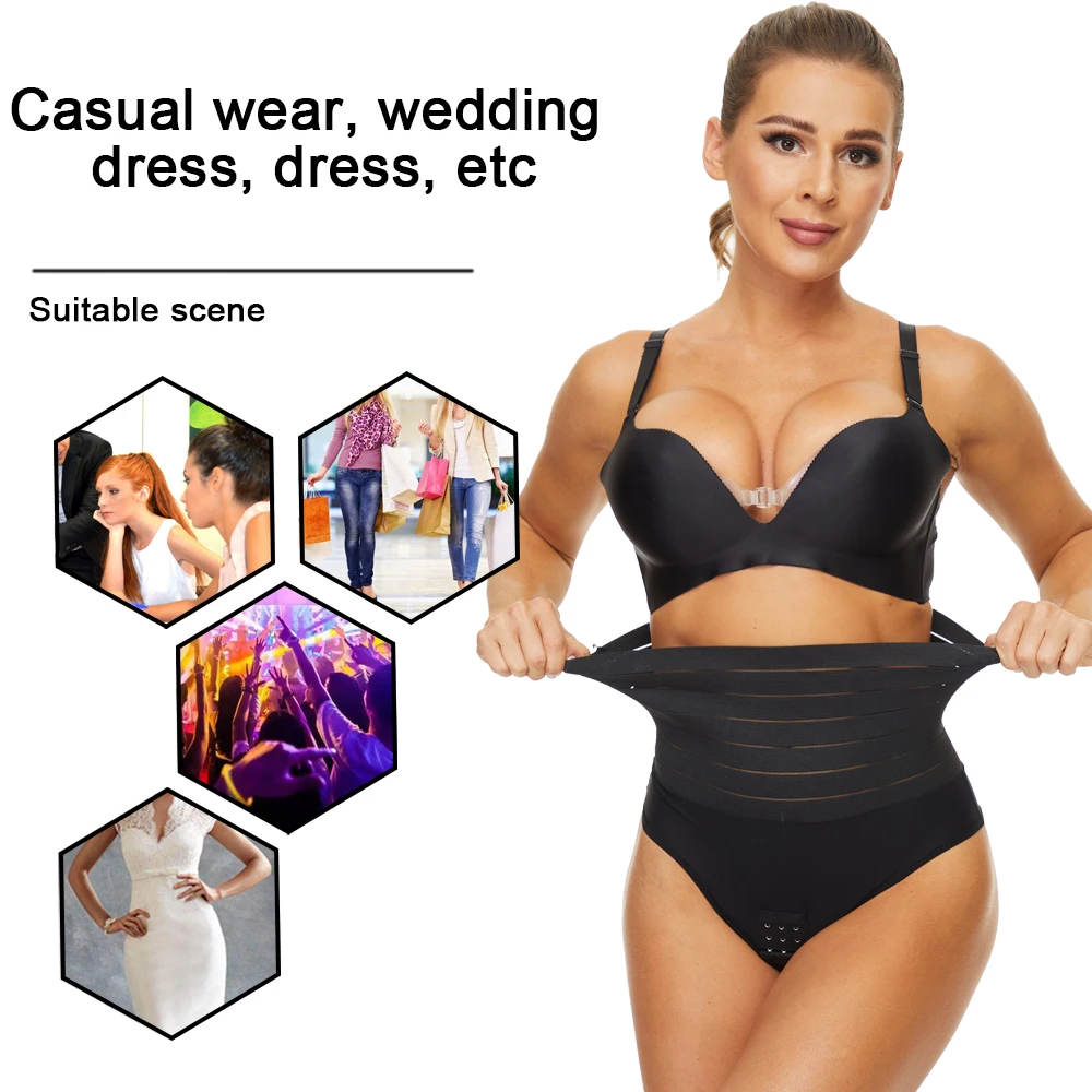 SEXYWG Women Body Shapewear Panties Body Shaper Butt Lifter Shaper Panties High Waist Tummy Control Belly Shaper Underwear plus size shapewear