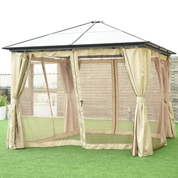 

10' x 10' Gazebo Canopy Shelter Patio Party Tent OP3541+