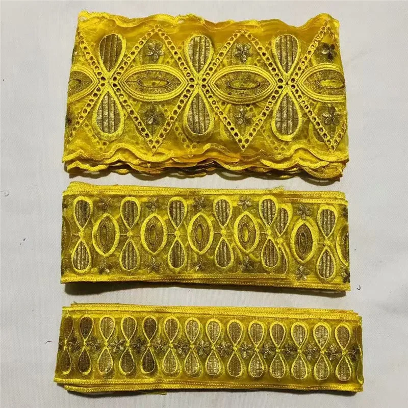 15 yards Mix Beige Cotton Lace Trims DIY Hometexile Clothes Edge Wrapping Cotton Ribbon Tape Cotton Material XM101804