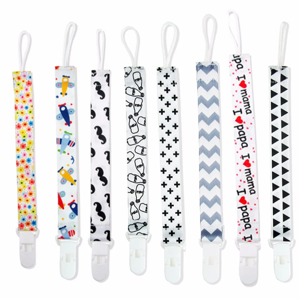 New 1Pc Baby Pacifier Clip Dummy Holder Soother Chain Drop-resistant Buckle Strap