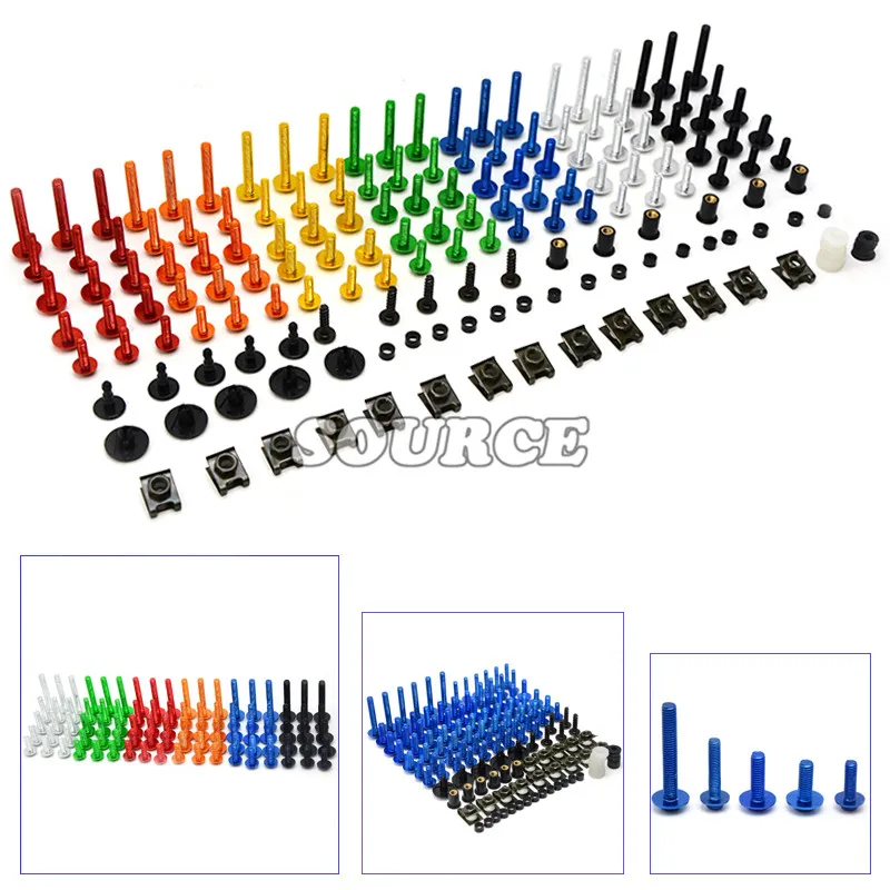 Universal CNC Motorcycle Accessories Fairing Bolts Kit Body Fastener Clips Screws For HONDA CBR 1000 RR CBR1000RR 2004 - 2007
