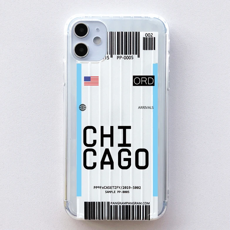 Chicago Простой чехол для samsung Galaxy S10 Plus S9 S8 plus note10 INS US City прозрачный мягкий кремний чехол - Цвет: Chicago