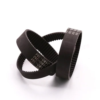 

Black Rubber HTD-3M Timing Belt 204-231mm Perimeter Closed Loop Width 15mm Synchronous Belts Part High Transmission Efficiency