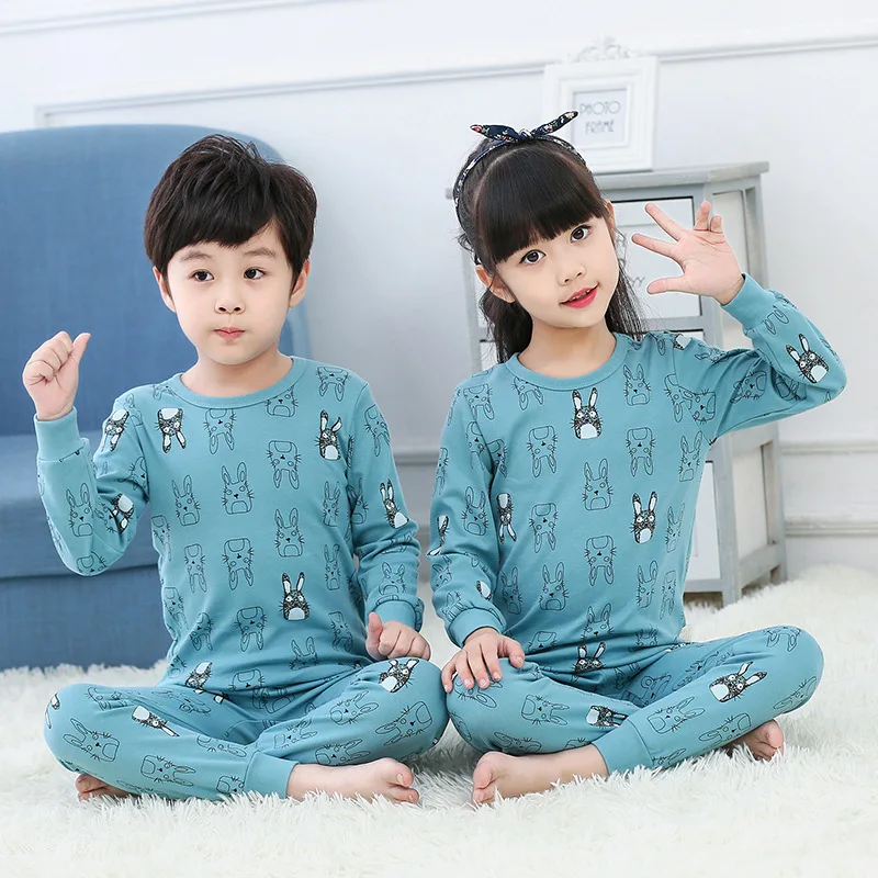 Г. Осенне-зимний детский пижамный комплект, одежда для маленьких девочек детская одежда для сна с героями мультфильмов Хлопковая пижама, enfant, пижама для мальчиков, одежда для сна для малышей - Цвет: Y-20