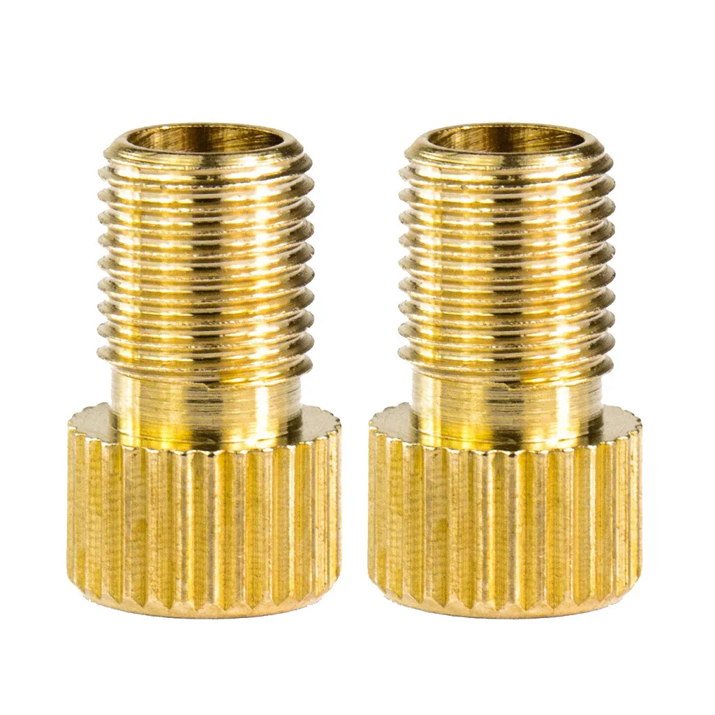 2/ x V/élo Valve Adaptateur/ / Valve DV SV Dunlop//Fabrication Fran/çaise /à valve AV de voiture/ / Avec Bague d/étanch/éit/é