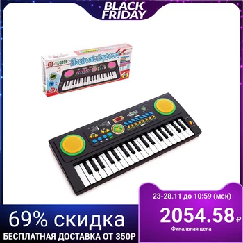 

Favorite music synthesizer with microphone and display, 37 keys