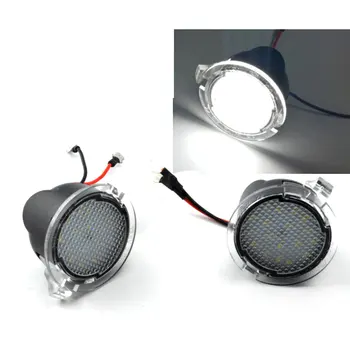 

2Pcs Car LED Side Mirror Puddle Lights Welcome light For Ford Edge Mondeo Explorer Taubus 2015-2017 Off-road