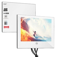 Souria 10,6 дюймов магическое светодиодное зеркало ТВ для Ванная комната IP66 Водонепроницаемый LED Телевизор Роскошная небольшая Экран гостиничного телевидения Souria 10,6 дюймов магическое светодиодное зеркало ТВ для Ванная комната IP66 Водонепроницаемый LED Телевизор Роскошная небольшая Экран гостиничного телевидения