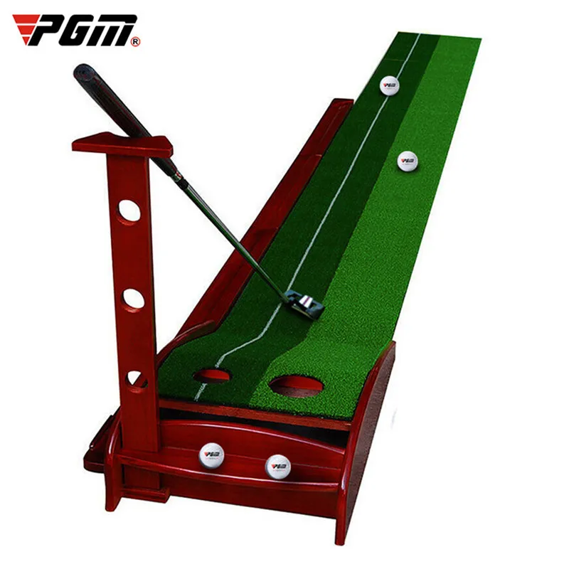 

PGM Indoor Golf Putting Trainer Ball Return 3M/3.5M Solid Wood Putter Exercise Golf Practice Putting Equipment