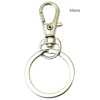

Thick alloy keychain Ring Metal Buckle key hook Rotatable Hanging chain Leather bag buckle Bags accessories