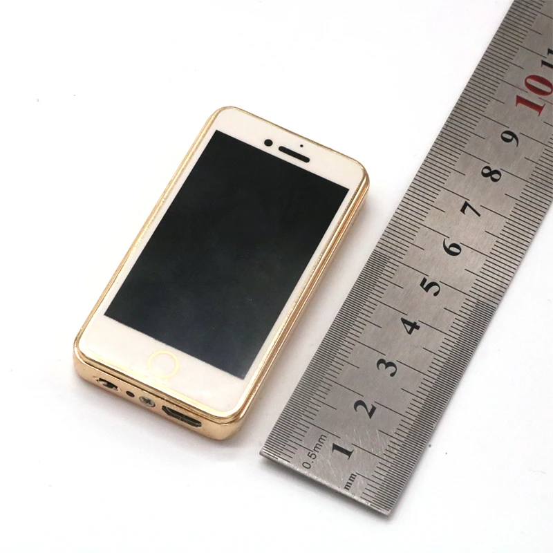 Новинка Telefono Зажигалка USB Электронная перезаряжаемая сигарета Smok металлическая беспламенная Модная Портативная наружная Encendedor