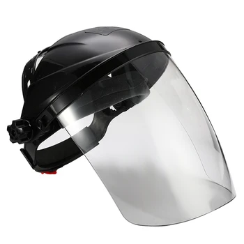 

New Transparent Lens Anti-UV Anti-shock Welding Helmet Face Shield Solder Mask Face Eye Protect Shield Anti-shock