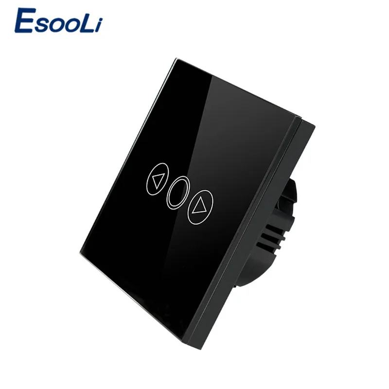 Светодиодный сенсорный выключатель Esooli европейский/Британский стандарт