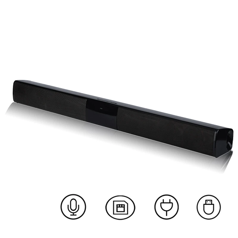 20 Вт Колонка Беспроводная Bluetooth ТВ Саундбар стерео домашний кинотеатр