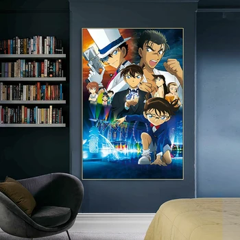 

painting by numbers art paint by numberHand-painted anime Conan theatrical version 23 home corridor decorative painting