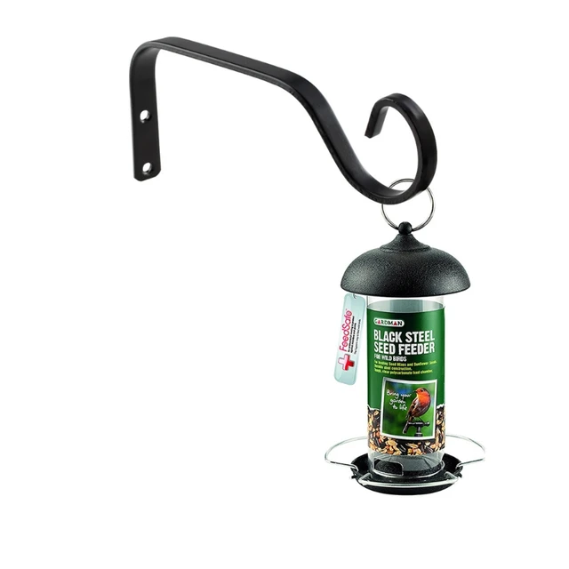 Falhorgok Rusztikus Otthoni Dekoráció Függő Madár Etetők Szél Harangok Virágkosarak Lámpák Beltéri Kültéri Felhasználású Növény Lámpás Horog - Image 5