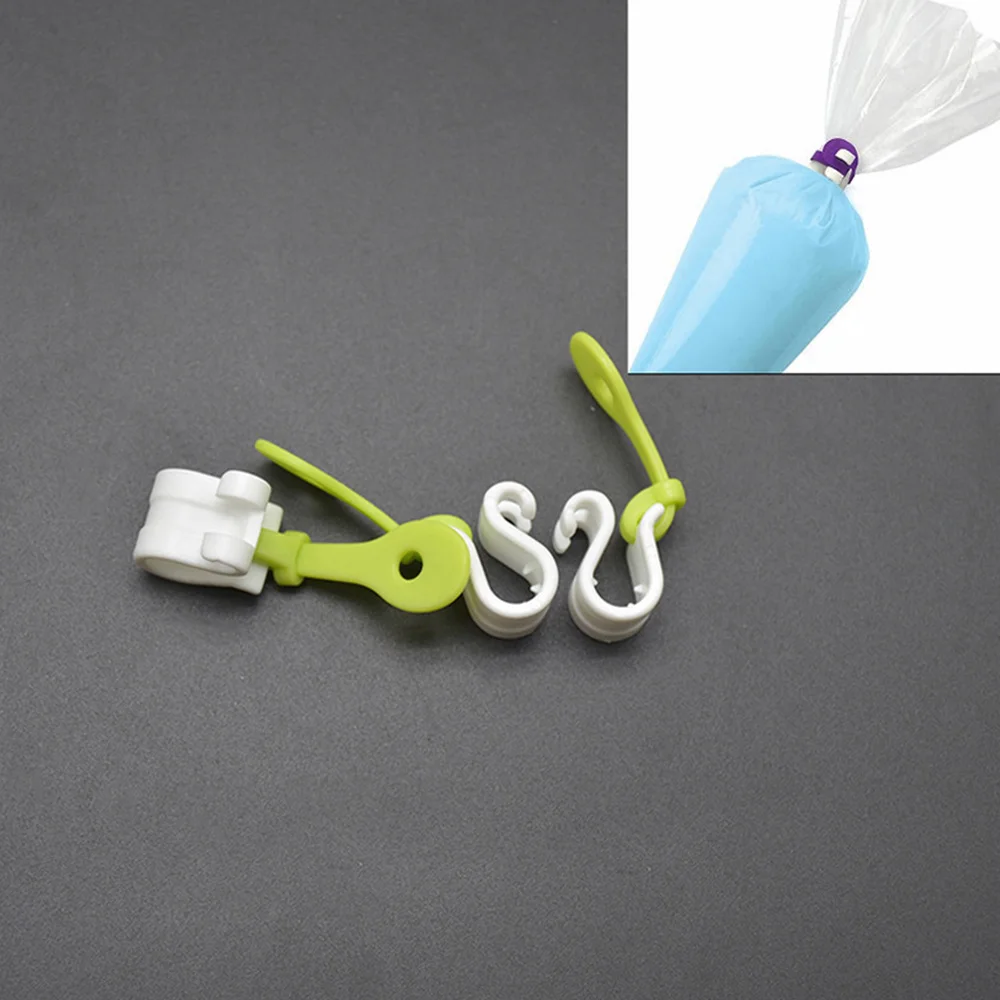 3Pcs Icing Bag Clips DIY Piping Decorating Bag Seal Baking Pastry Tools