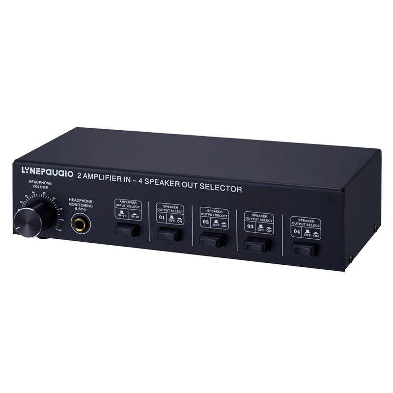 LYNEPAUAIO o Switcher 2 Input 4 Output Power