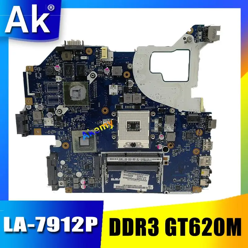 Для For Acer aspire V3-571G материнская плата для ноутбука NBY1711001 NB.Y1711.001 Q5WVH LA-7912P HM77 DDR3 GT620M