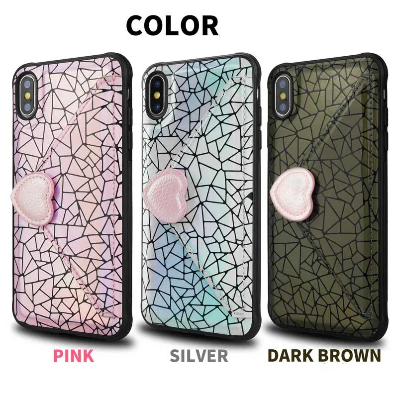 

2019 Personality Magic Color Lingge Love Envelope Mobile Shell for iPhone xs max xs xr 8Plus 8 7Plus 7 6S 6S Plus 6Plus 6 case