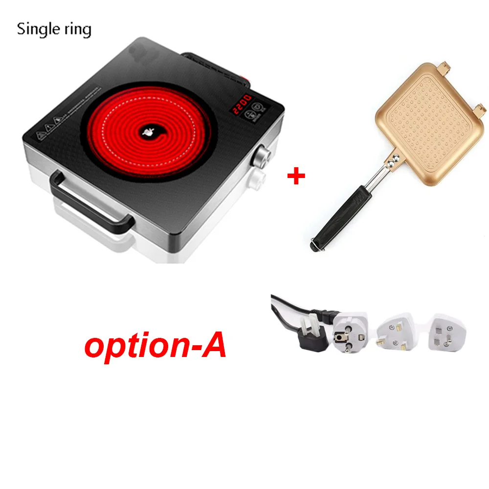 

2200W Multifunctional Electric Cooker 220V Nonradiative Hot Plate Home Electric Stove For Boiling/Stewing/Frying/Roasting