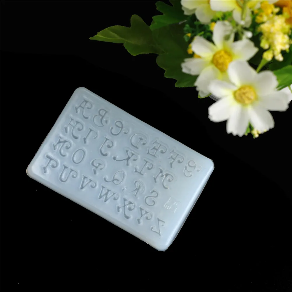 New 1pc Silicone Rectangle Russian Alphabet Letters Chocolate Cake Mold DIY Ice Fondant Tray Cake Decorating Tool