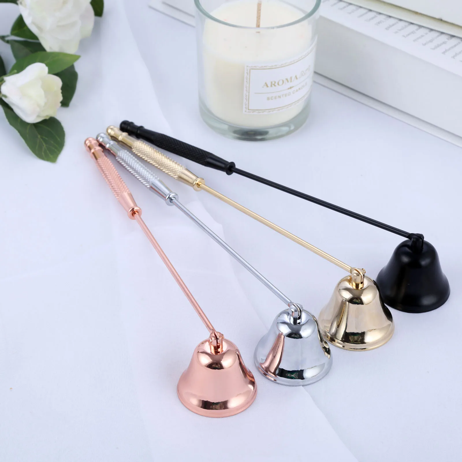 Spegnicandele In Acciaio Inox - Accessorio Per Spegnere Stoppini Senza Fumo, Per Casa - Foto 9