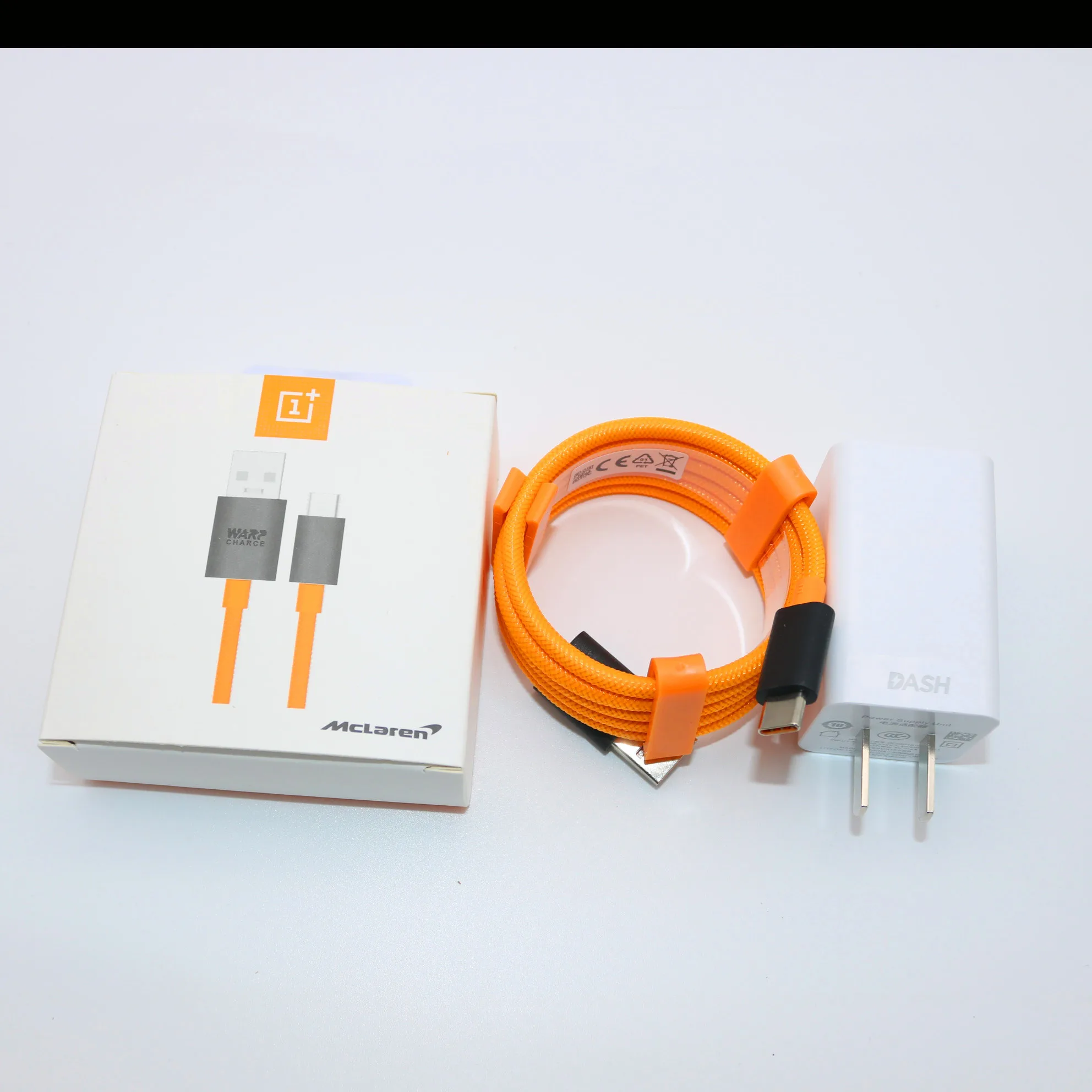 Oneplus 7 6T 5V4A Dash зарядное устройство Тип C mlaren деформационный кабель 6A Быстрая зарядка для OnePlus 7 6T 6 5 5T 3T