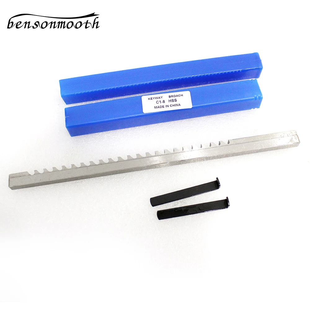 Keyway Broach 14mm D Push-Type Metric Size High Speed Steel Material Metalworking Cutting Tool CNC Machinine