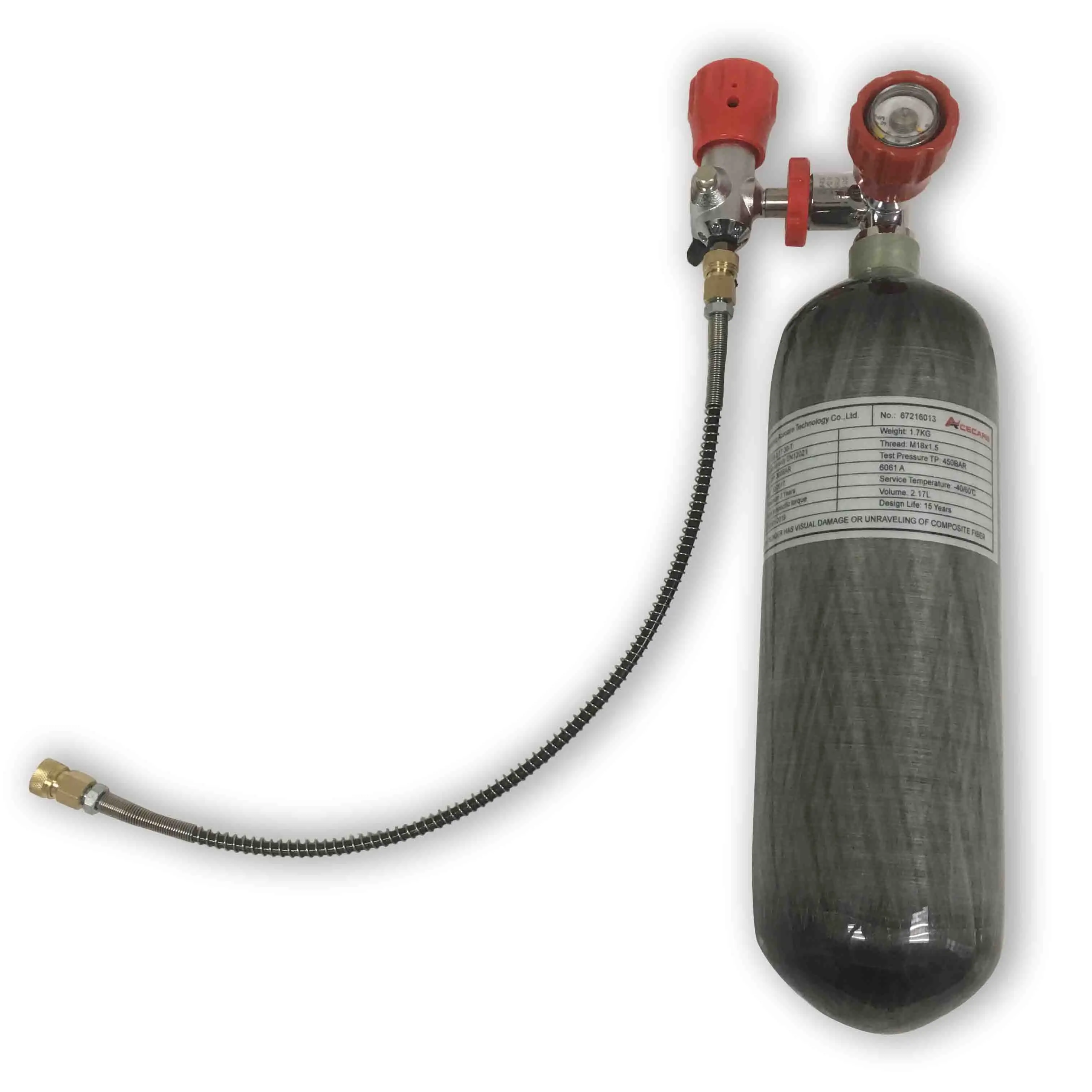 AC1217101 Acecare 2.17L HPA баллон сжатого воздуха ВВС Кондор клапан цилиндр Co2 Пейнтбольная винтовка воздушная винтовка акваланг Pcp 300Bar