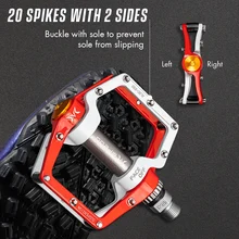 

Anti slip Bicycle Bike Pedal Ultralight MTB Mountain Sealed Bearing Pedals Accessories