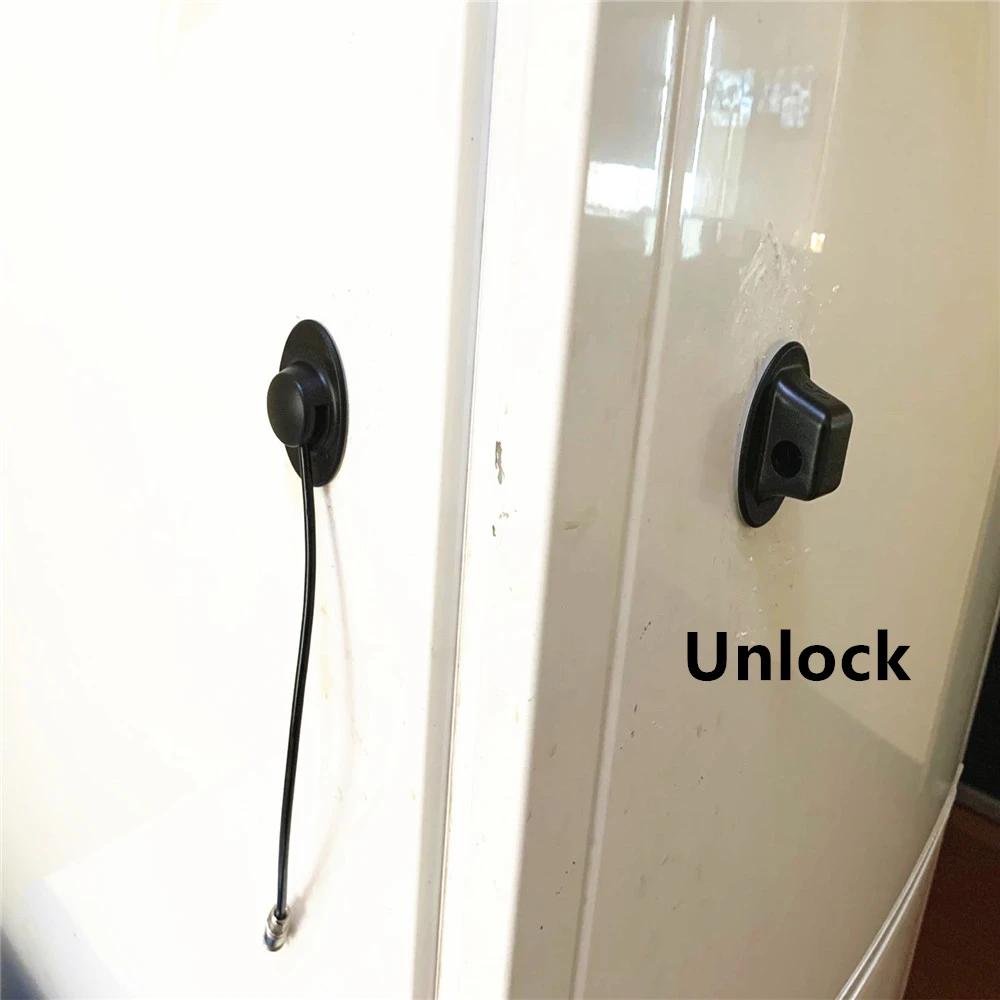3 Combination Security Fridge Refrigerator Door Lock Freezer Lock Child  Proof Window Lock Drawer Door Toilet Lock